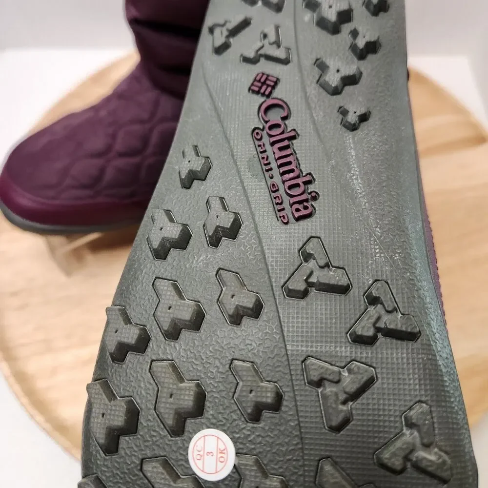 Columbia Omni‑Heat Waterproof Winter Boots Women’s 11 Purple Plum